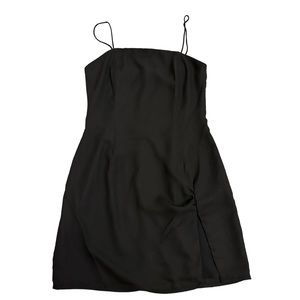 Black mini dress